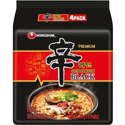 Afbeelding van Nongshim NONG SHIM Instant Noedels, Shin Ramyun Black, 1 x 520 g