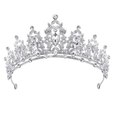 Afbeelding van DRESHOW Couronne d&#039;anniversaire pour Femmes Tiare de Cristal Filles Accessoires Cheveux Mariage Princesse Pailletée Serre tête Fête Diadèmes Femme