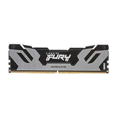 Afbeelding van Kingston Technologie FURY 24 GB 8400MT/s DDR5 CL40 CUDIMM Renegade Silver XMP, GB, 1 x (1 24GB, 8400 MHz, RAM, DIMM 288 pin), Zilver