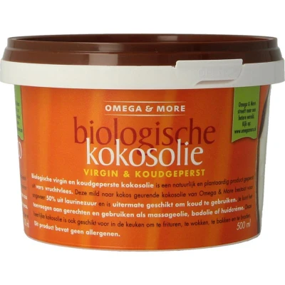 Afbeelding van Omega &amp; More Kokosolie Extra Virgin 500ml
