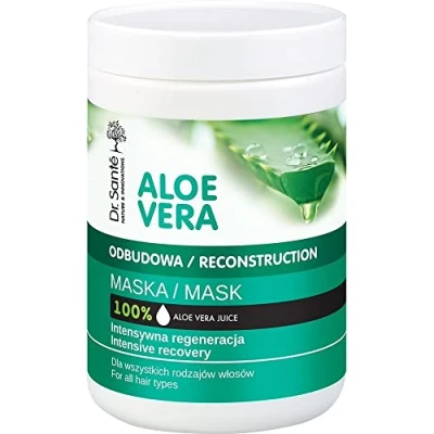 Afbeelding van Dr. Santé Coconut Haarmasker met kokos olie regeneratie voor alle haartypes intensieve recovery 1000ml