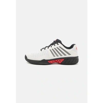 Afbeelding van Express Light 3 HB 08563 Tennisschoenen Heren Bright White Stretch Limo High Risk Red100 7,5 Wit