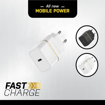 Afbeelding van Otterbox Fast Charge Wall Charger (Pro Pack) GSM lader Met snellaadfunctie USB C Wit