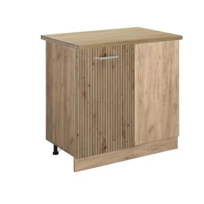 Afbeelding van Vicco Hoekkast R Line, Artisanaal eiken/Krachtige Eik goud, 86 cm , WB