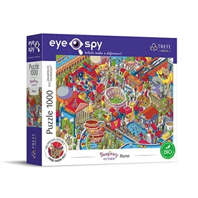 Afbeelding van Trefl Prime Eye Spy Imaginary Cities Rome puzzel 1000 stukjes