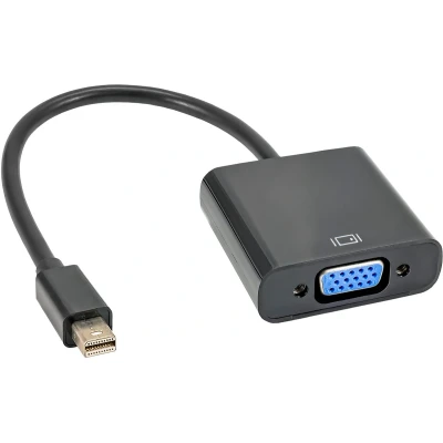 Afbeelding van Akyga AK AD 39 video kabel adapter 0,15 m Mini DisplayPort VGA (D Sub) Zwart