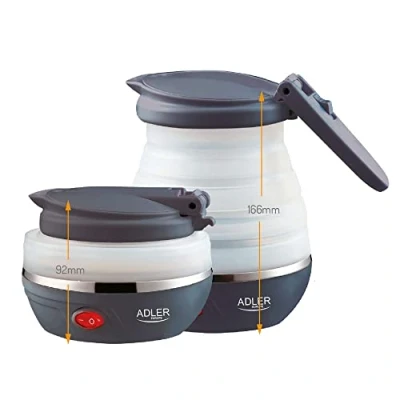 Afbeelding van Opvouwbare AD 1279 Adler Camping waterkoker Wit