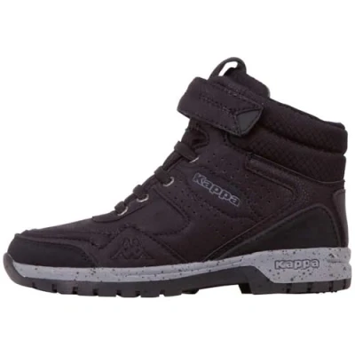 Afbeelding van Kappa Lithium Kids hoge sneakers, uniseks, kinderen, Zwart Grijs 1116