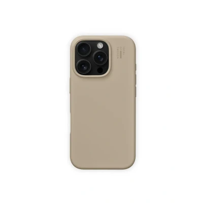 Afbeelding van iDeal of Sweden Hoesje Geschikt voor iPhone 16 Pro Max Silicone Case Beige