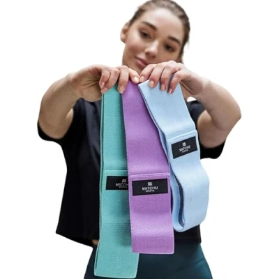 Afbeelding van Matchu Sports Weerstandsbanden Deluxe Resistance band Booty set van 3