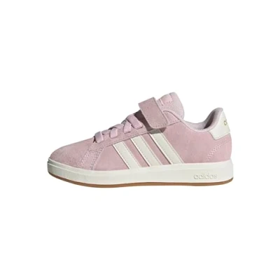 Afbeelding van adidas Sportswear Grand Court 00S Sneakers laag Clear pink off white gum voor kinderen, Maat: 29, Leer/ synthetisch