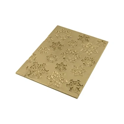 Image de Tapis a buche en silicone flocons frozen 25 x 18 cm silikomart