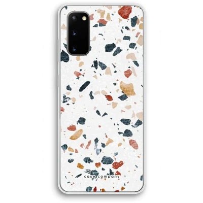 Afbeelding van Case Company® hoesje geschikt voor Samsung Galaxy S20 Terrazzo N4 Soft Cover Telefoonhoesje Bescherming aan alle Kanten en Schermrand