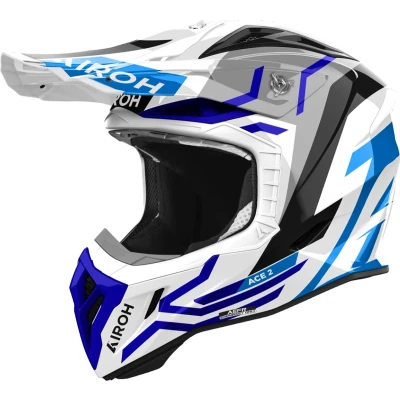 Afbeelding van Airoh Aviator Ace 2 Ground Blue Gloss XL Maat Helm
