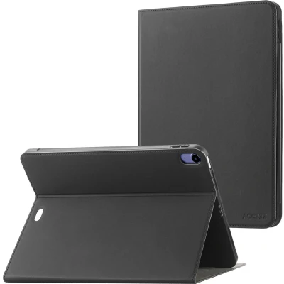 Afbeelding van Accezz Tablet Hoes Geschikt voor iPad 10 (2022) 10.9 inch 10e generatie Classic Case Zwart