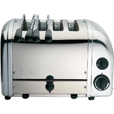 Afbeelding van 2 X Combi Toaster 4 Sleuven RVS 42174 Dualit L139 Horeca &amp; Professioneel
