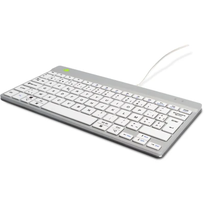 Afbeelding van R Go Compact Break ergonomisch Bluetooth toetsenbord, azerty, zwart