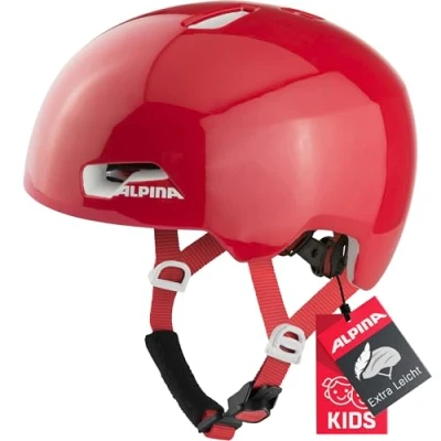 Afbeelding van Helm Alpina Junior Hackney Red Gloss 51 56 cm