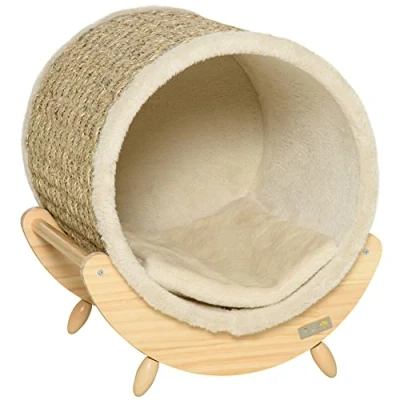 Afbeelding van PawHut Kattenhuis met kussen D30 520V01