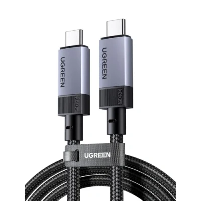 Afbeelding van UGREEN 240W 1M Câble USB C PD 3.1 Charge Rapide USB4 Gen3 Vidéo 8K 60Hz Data Sync à 40Gbps Compatible avec MacBook Pro Air M4 Ordinateur Portable iPhone 16e Galaxy S25 Plus Ultra iPad
