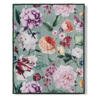 Afbeelding van Plaid 130x160 polyester Descanso nr.30228 green