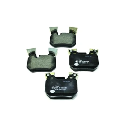 Afbeelding van HELLA 8DB 355 012 551 Remblokkenset Geschikt voor slijtage waarschuwingscontact Met balansgewichten BMW: 1 Convertible, Coupe