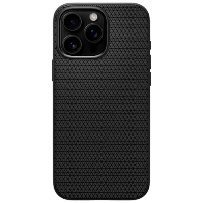 Image de Spigen Liquid Air MagFit TPU Back Cover Noir Apple iPhone 16 Pro