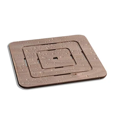 Afbeelding van Castelmerlino Okumé zeemultiplex douchepoten 50 x cm voor borden 70 18 stuks