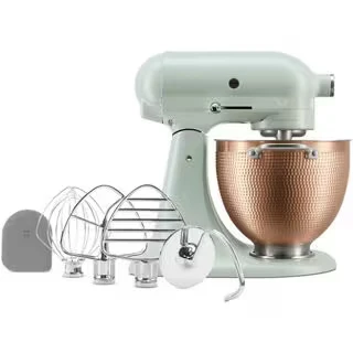 Afbeelding van KitchenAid Artisan Keukenmachine 4.8 Liter 5KSM180LEELB Blossom Limited Edition Mint