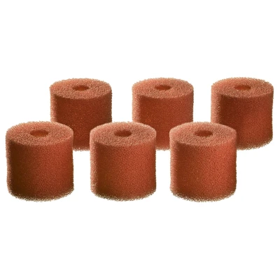 Afbeelding van Oase Voorfiltermousse Set 6 Biomaster 30ppi Filtermateriaal 24x19x6 cm Rood