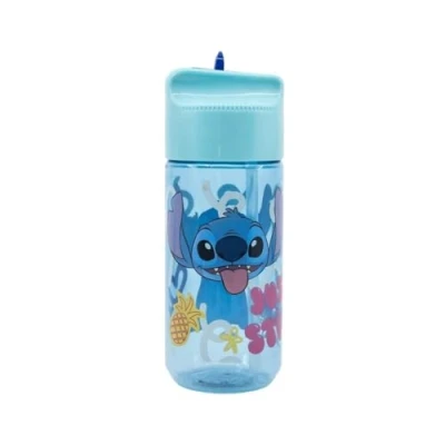 Afbeelding van My sweety pop Stitch Kunststof drinkfles Voor kinderen Kleuterschool School Vakantie Maaltijden 18 cm meisjes 430 ml Hydratatie Cadeau idee BPA vrij