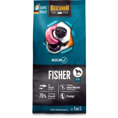 Afbeelding van 1kg Belcando Baseline Fisher droogvoer voor honden