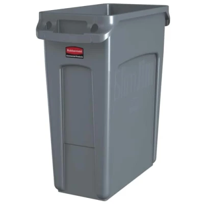 Afbeelding van Rubbermaid Commercial Products 1971258 Afvalverzamelaar, 60 l, grijs