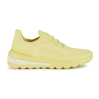 Afbeelding van Geox D Spherica Actif damessneakers, lichtgeel, 38 EU, Lichtgeel