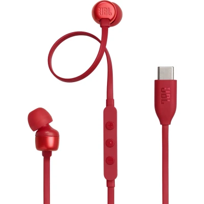 Afbeelding van JBL Tune 310C Bedrade Oordopjes Rood
