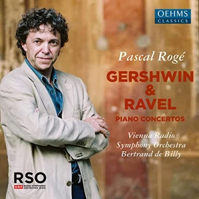 Afbeelding van Pascal Rogé, ORF Vienna Radio Symphony Orchestra, Bertrand De Billy Piano Concertos By Gershwin &amp; Ravel (2 CD)
