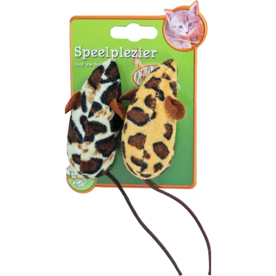 Afbeelding van Katten speelgoed safari muis kaart 2st Gebr de boon