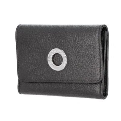 Afbeelding van MANDARINA DUCK Leren Portemonnee Mellow Lux Flap Wallet Graphite Donkergrijs