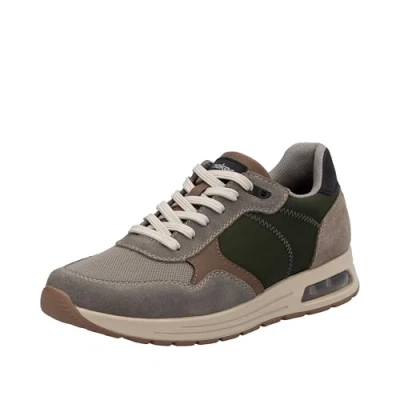 Afbeelding van Rieker B1000 Lage herensneakers, Beige, 41 EU