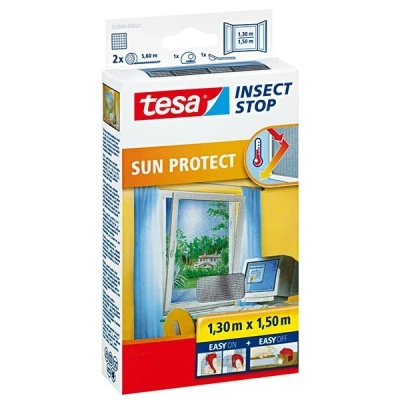 Image de tesa Moustiquaire avec protection solaire pour fenêtres