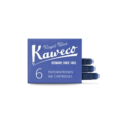 Afbeelding van Inktpatroon Kaweco koningsblauw doosje à 6 stuks