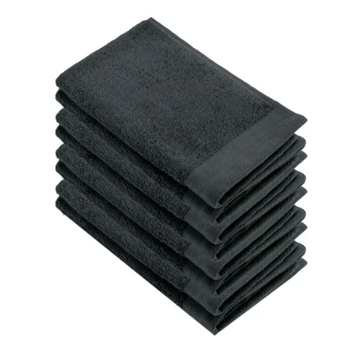 Afbeelding van 8 x Walra gastendoekje Soft Cotton 30x50 Antracite