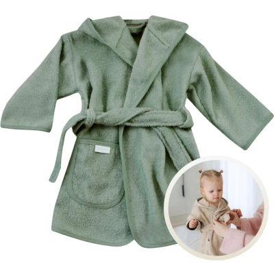 Afbeelding van Funnies Badjas Stone Green 0 12 Maanden