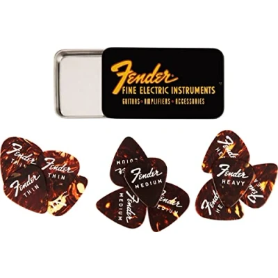 Afbeelding van Fender Fine Electric Pick Tin Plectrum set