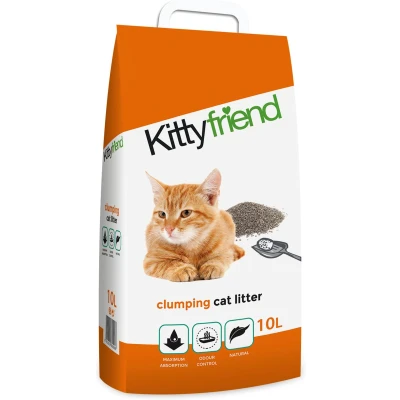 Afbeelding van Kitty Friend Kattenbakvulling Clumping 10 L