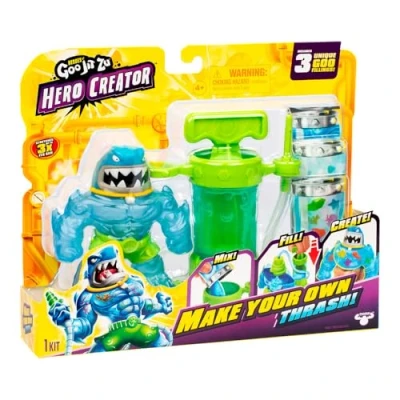 Afbeelding van BANDAI Heroes of Goo Jit Zu CO42786 actiefiguur Hero Creator, maak je eigen figuur van de gevreesde Trash en ontketen mogelijkheden, meerkleurig