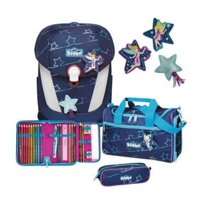 Afbeelding van Scout Sunny II schooltas set 4st.