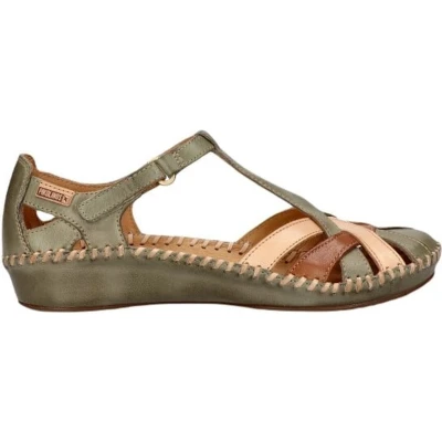 Afbeelding van Pikolinos Sandalen, Dames, Maat: 36, Sage Leer
