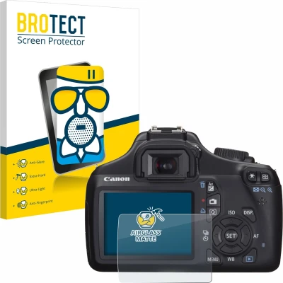 Afbeelding van BROTECT Screenprotector voor Canon EOS 1100D Folie Beschermfolie Beschermglas matte