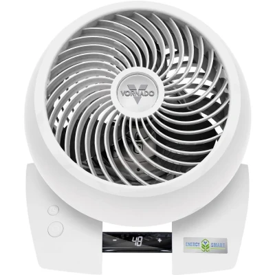Afbeelding van Vornado 6303DC Vloerventilator 3 W, 17 52 W (Ø x h) 25 cm 366 mm Wit (zijdemat)